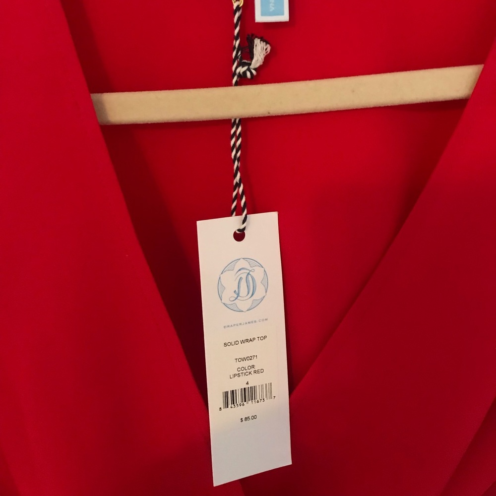 Draper James solid wrap top - Picture 3 of 3